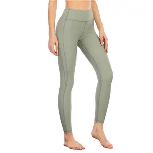 Pantalon de Yoga côtelé pour femme, Leggings de sport en gros, extensible et respirant, 2023