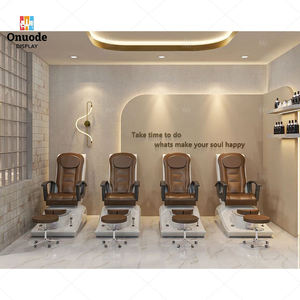 Conjunto de Muebles Personalizados para Salón de Uñas |   Mesa y Silla de Manicura Modernas |   Soluciones Completas de Diseño y Decoración para Salones de Uñas - Product Image 5