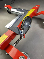 Chariot de déplacement de véhicules à chaînes mécaniques pour usine, avec roues de 22 pouces, outil de positionnement pour garage et parking