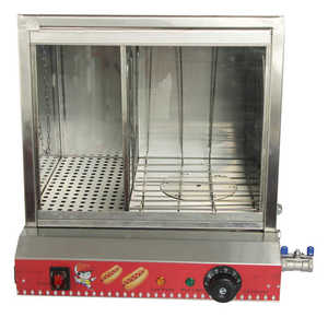 Chignon à hot-dog en acier inoxydable de haute qualité commerciale faisant la machine collation électrique réglable à température plus chaude automatique - Product Image 3