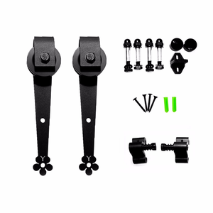 Quincaillerie <span class=keywords><strong>de</strong></span> <span class=keywords><strong>porte</strong></span> coulissante à <span class=keywords><strong>profil</strong></span> <span class=keywords><strong>bas</strong></span> pour petite charrette à bois, mécanisme coulissant <span class=keywords><strong>de</strong></span> 2 m, kit <span class=keywords><strong>de</strong></span> quincaillerie <span class=keywords><strong>de</strong></span> <span class=keywords><strong>porte</strong></span> coulissante dorée pour portes <span class=keywords><strong>de</strong></span> grange - Product Image 2