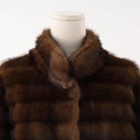 2026 Neue Damen Winter Wellenstruktur Kunstfell Strick Stehkragen Druckknopf-Vorderseite Kurzer Mantel Warm & Gemütlich