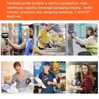 Imprimantes jet d'encre portables haute qualité 600 DPI 12,7 mm à séchage rapide pour codes textiles et numérotation – Idéales pour les petites entreprises