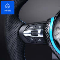 Volant en fibre de carbone pour BMW E90 E91 E92 E93 E87 E70 E71 F30, volant sport M3 personnalisé pour voiture