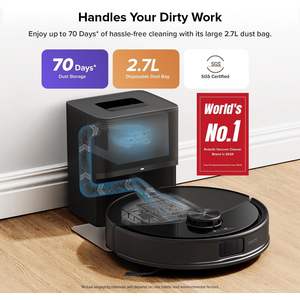 Robot Aspirador y Fregador Roborock Q10 S5+ con 10000Pa de Succión, Autovaciado, Evitación de Obstáculos, Compatible con Hogar Inteligente - Product Image 3