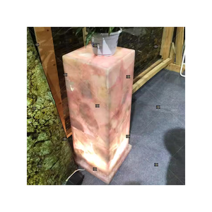 Quarzo rosa Vassoio Lampada di Cristallo Rosa di Marmo In Algeria Prezzo - Product Image 1