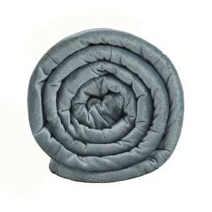 Manta ponderada de <span class=keywords><strong>bambú</strong></span> 100% Dicron para viajes en casa nueva cubierta extraíble técnicas tejidas de estilo liso para adultos niños con autismo - Product Image 1