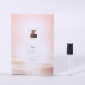 Cartes d'échantillons de parfum personnalisées recyclées avec logo imprimé, cartes testeurs de parfum, cartes en papier pour échantillons de parfum - Product Image 2