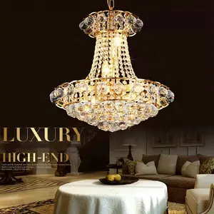 Moderne Hotel Lobby Villa Dekoration Pendel leuchte Benutzer definierte Großprojekt Luxus LED Kristall Kronleuchter