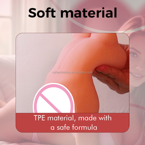 Godet de masturbation vaginal insérable pour hommes, avec moule inversé de <span class=keywords><strong>fesses</strong></span> nues et vagin de poche, doux et respectueux de la peau - Product Image 4