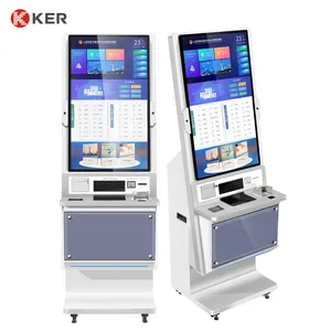 Tela lcd multifuncional pos a4 impressora, 55 polegadas, touch screen, kiosk, pagamento de dinheiro, kiosk, pagamento de cartão