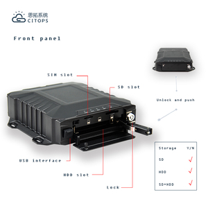 AHD 8CH HDD Mobile <strong>DVR</strong> M52H for Vehicle Monitoring and Remote Video Surveillance - Product Image 3