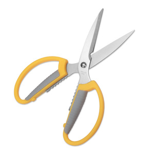 <b>Kitchen</b> <b>Scissors</b> Stainless Steel 7 In Yellowish Gray Straight Head For Home Use - Product Image 1
