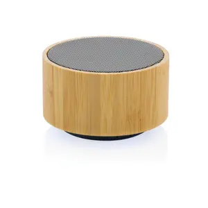 Altavoz inalámbrico de bambú de 3W, dispositivos sostenibles - Product Image 1