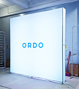 Éclairage LED Tissu Bannière Support mural Fond de scène Bannière Tension Tissu Boîte à lumière Présentoir - Product Image 5