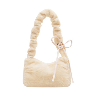 Nouvelle Tendance 2026 : Sac à Bandoulière en Cuir PU pour Femme, Hiver-Automne, avec Sangle Élastique et Doublure Peluche, Sac Croisé Doux et Populaire - Product Image 5