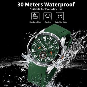 Personaliza Tu Propio Logotipo REWARD RD83035M 83035 Relojes de Silicona a Prueba de Agua de Moda en Oferta para Hombre, con Visualización de Fecha Luminosa - Product Image 2