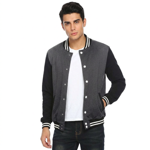 Veste varsity légère pour homme de haute qualité, 100 % polaire, patchwork, broderie chenille, logo personnalisé, veste d'hiver - Product Image 1