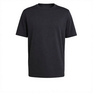 Camiseta de Manga Corta con Cuello Redondo Color Verde Menta, Camiseta Informal de Punto para Hombre - Product Image 2