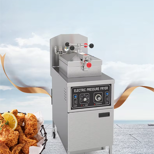 Freidora de aire comercial <span class=keywords><strong>Kfc</strong></span> Chicken Express <span class=keywords><strong>Broaster</strong></span> frito con máquina de filtro de aceite - Product Image 1