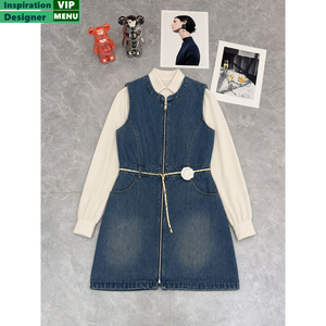 Ensemble chemise boutonnée à manches longues de couleur unie pour femmes, respirant, 100% coton tissé, tenue pour tous les jours, ensembles pour femmes - Product Image 2