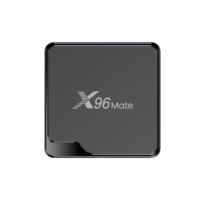 Android 14 Wifi6 X96 Mate H618 TV Box AndroidTV Quad Core BT 2.4G 5G Wifi 2GB RAM 8GB 16GB ROM Almacenamiento 4K HD Set Top Box