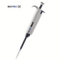 SCITEK Machine à pointe de pipette entièrement autoclavable 20 ~ 200 microlitre Laboratoire de pipettes à volume réglable