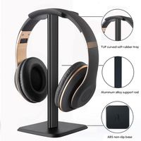 Support de casque Support de casque de jeu Support universel de casque en ABS + aluminium