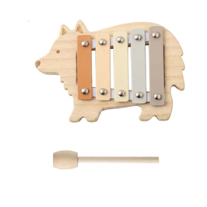 Jouets musicaux éducatifs pour bébés, 5 gammes, <span class=keywords><strong>xylophone</strong></span> en bois en forme d'animal panda pour les bébés de <span class=keywords><strong>12</strong></span> <span class=keywords><strong>mois</strong></span> et plus - Product Image 3