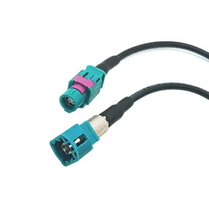 AIO KINGSUN Fakra H-SD LVDS kabel transmisi Data dengan H-SD Z konektor laki-laki ke Perempuan