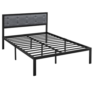 Tête de lit en acier, couvre-lit souple, tailles King/Queen Size, Double - Product Image 2