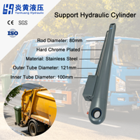 Cylindre hydraulique pour l'assainissement environnemental, haute précision et performance stable, avec contrôle qualité strict