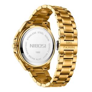 Drioshipping 2580 Relojes de cuarzo de acero inoxidable minimalistas de lujo para hombres Impermeable Calendario luminoso Fecha Cronógrafo Moda - Product Image 4