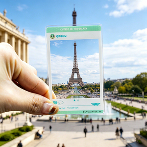 Tarjeta de PVC Personalizada para Exhibición de Arte en Museos Portátiles, Tarjeta de PVC Transparente, Tarjeta de Fotos de PVC Ligera, Tarjeta de Fotos de Acrílico - Product Image 2