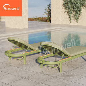 Muebles de Exterior, Tumbona de Aluminio, Tumbona para Playa, Hotel, Piscina, Tumbonas para Proyectos Hoteleros - Product Image 6