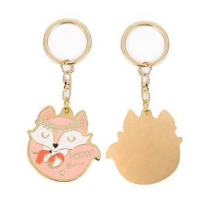 Fabricante de Llaveros al por Mayor, Llaveros de Metal Esmaltado Personalizados con Logotipo, de Aleación de Zinc, Modernos, Lindos, Promocionales para Autos - Product Image 4