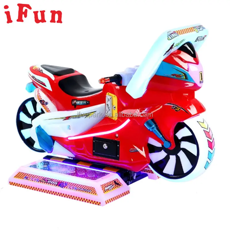 2023 Speed Moto Kiddie Rider Arcade Machine Indoor Mini Motorcycle Racing Game Machines For Kids Indoor Games