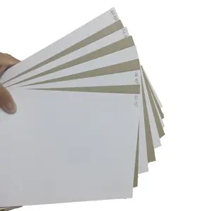 איכות טובה מחיר זול קשיות גבוהה חמדן בחזרה לבן מצופה לוח נייר דופלקס