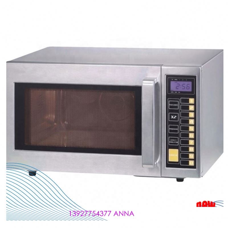 Коммерческая столешница из нержавеющей стали, 25 л, электрическая микроволновая печь