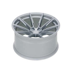 คุณภาพที่เหนือกว่า17-22ขอบรถอลูมิเนียมอัลลอยสีเทาออกแบบ5X112 5X114.3 5X120 5x130_Forged_Wheels_Brushed_D - Product Image 2