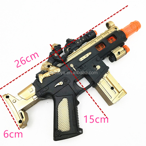 Pistolet à Jouets Électrique Télescopique à Canon Unique de 26cm avec Effets Sonores pour Enfants - Product Image 2