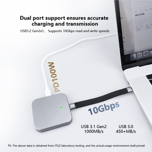 กล่องใส่ฮาร์ดดิสก์ภายนอก ITGZ M.2 2230 NVMe Magnetic SSD รองรับการถ่ายโอนข้อมูลความเร็วสูง 10Gbps แบบ Type C USB 3.1 สำหรับโทรศัพท์ - Product Image 2