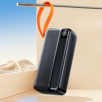 Batterie Li-Polymère Portable de Haute Qualité 30000mAh avec Affichage Numérique LED, 4 Sorties USB Type-C, Charge Rapide PD22.5W, Power Bank
