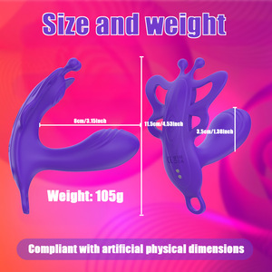 Yeni Giyilebilir Uzaktan Kumandalı Vibratör Yetişkin Seks Oyuncakları Kadınlar için Görünmez Seksi Bayan Tong Külot Kelebek - Product Image 4