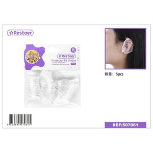 Tappi monouso in plastica per capelli, confezione da 6-accessori di bellezza e parrucchiere