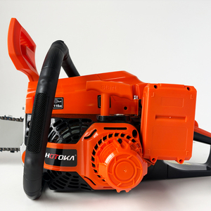 Tronçonneuse à essence professionnelle HOTOKA 58cc avec démarrage électrique, lame de 20 pouces, moteur 2 temps, pour travaux de coupe de bois - Product Image 3