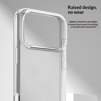 Coque de protection intégrale transparente en TPU haute transparence pour iPhone 17 18 Pro Max
