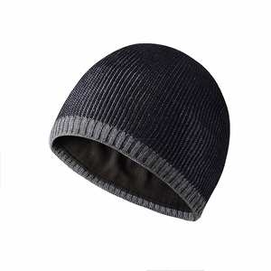 Bonnet tricoté bicolore pour homme, style Docker, chaud et décontracté, idéal pour l'extérieur – Vente en gros, en stock - Product Image 3