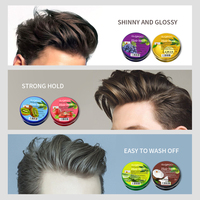 Vente en gros de gel de cire pour les cheveux Fournisseur d'usine Super Hold Water Base 150g Canada Strong Styling Men Jar Pomade Control