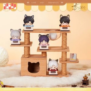 Serie Love and Deepspace Cats Want to Be <span class=keywords><strong>Taken</strong></span> Away - Figurina Keycap <span class=keywords><strong>3</strong></span>.2cm - Personaggio Anime Carino - Portachiavi in PVC, ABS e Metallo - Product Image 1